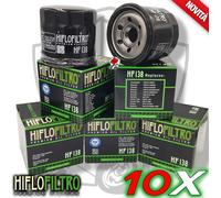 Kit 10 Filtros Filtro Aceite HIFLO HF138 Arctic Cat 400 4x4 Automático 2005 2006