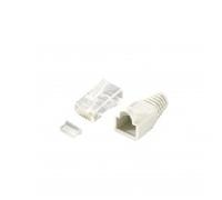 Equip Kit conectores RJ45 Categoría 6 – 100 unidades con capuchón y guía
