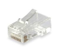 Conectores RJ45 Cat6 Equip - Pack de 100 Unidades Transparentes