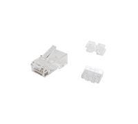 Kit 100 uds conectores rj45 equip categoria 6a utp