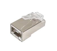 Kit 100 conectores rj45 equip categoria 6a apantallado 121147