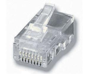 KIT 100 CONECTORES RJ45 EQUIP TELEFONIA 121151
