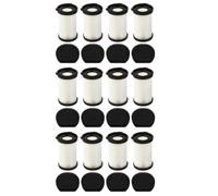 Kit 12 Filtros HEPA repuesto para Cecotec para Conga escoba eléctrica | Apto para Thunderbrush 520 550 560 E para Handyforce 2761 2759 y para Handyforce RBT, alta filtración polvo y pelos