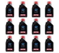 Kit 12 MOTUL 100 2T 1L Aceite 2 Tiempos Semisintetico JASO FC 12 L