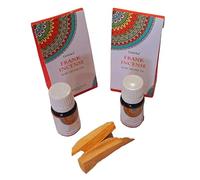 Kit 2 Aceites aromaticos + 2 palos santo regalo (Inciesno (frank incense))