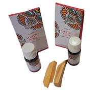 Kit 2 Aceites aromaticos + 2 palos santo regalo (Rosa)