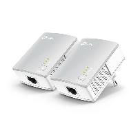 KIT 2 ADAPTADOR DE HOMEPLUG ETHERNET TP-LINK TL-PA4010KIT 500MBPS