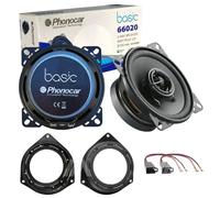 Altavoces Phonocar 66020 Pareja De Woofers Coaxiales 100Mm 120W Para Coche