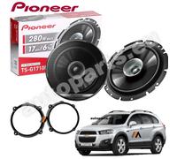 Kit 2 Altavoces Pioneer TS-G1710F Ant=Post Para Chevrolet Captiva