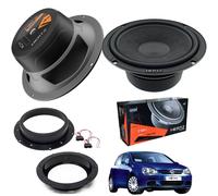 Kit 2 Altavoces Woofer Anteriores Hertz C 165L Para VW Golf V 5 + Soportes