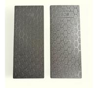 Kit 2 cuñas de lijado diamantadas grano 80 y 200 para azulejos, gres porcelánico, piedra y mármol - Bloques de lijado manual - Outillage Carreleur 2.0