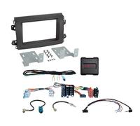 Kit 2 DIN compatible con Fiat Ducato 11/2021-2024 ISO/Mini ISO SWC/Antena