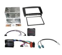 Kit 2-DIN compatible con Mercedes Clase CLK 04/2005-01/2010SWC/antena