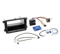 Kit 2 DIN con asiento de bolsillo/VW 52 pines Quadlock SWC/antena