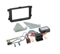 Kit 2-DIN para vehículos Seat/Skoda/VW CAN Bus/antena negro
