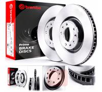 Kit 2 Discos De Freno Posteriores Brembo Ventilados Para AUDI A6L SALOON