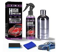 Kit 2 en 1 Reparación de Rayaduras para Coche: Con Sellado Cerámico & Cera UV | Elimina rayones profundos + crea una capa cerámica de alto brillo | Sin pulidora | Para todo tipo de pintura (2026)