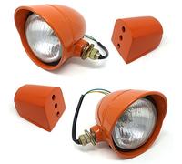 Kit 2 faros a dos luces + Soportes Serie Oro Izquierda + Derecha para tractores fiat- Om lav-0598002