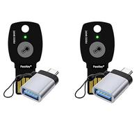 Kit 2 Llaves - FIDO2 + U2F - USB A Y C - PassKey® FIDO2 Basic - FIDO2 Certified - ChipNet ID -Empresa Española con Soporte Personal.