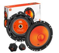 JBL Stage1 GEN2 62CF 6,5 in / 16,5 cm Altavoces Componentes Coche | 80 W RMS / 240 W pico, 91 dB, 4 Ohm, 55 Hz-20 kHz - sistema 2 vías - altavoces para coche con tweeters y rejillas incluidas