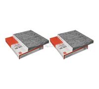 Kit 2x MAHLE Knecht Filtro Aire Habitáculo Filtro de Cabina Polen LAK 182