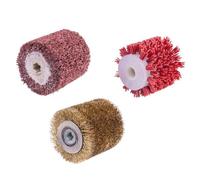 Kit 3 cepillos universales para satinado Scheppach mrs500