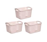 Kit 3 cestas medianas rectangulares 1,5 litros 7house