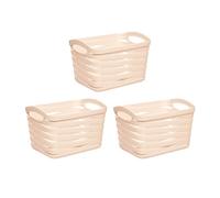 Kit 3 cestas medianas rectangulares 1,5 litros 7house