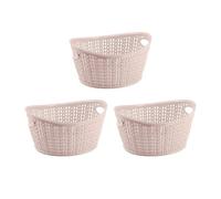 Kit 3 cestas ovaladas 1,5 litros 7house