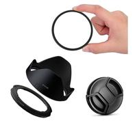 Kit 3 en 1 Filtro UV de 67 mm y Filtro UV Anillo Adaptador for Tapa de Lente, for cámara Digital For Canon for Powershot SX70 SX60 SX50 HS G3X
