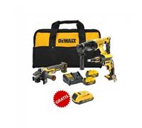 Kit 3 herramientas para pladur: Atornillador + Martillo + Amoladora + 2 x 5.0 Ah + 1 x 2.0 Ah GRATIS y bolsa