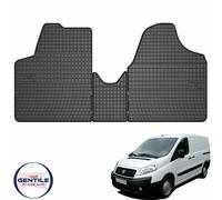 Kit 3 Piezas Alfombrillas/Tapetes Goma Fiat Scudo 2006 Citroën Jumpy Negro 0647