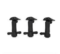 Kit 3 Piezas Boquillas Agua para saab 9-3 12778850 12778849 Kit | Para lado izquierdo y derecho, reemplazo exacto, sin modificaciones, color negro estándar