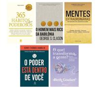 Kit 365 Hábitos Simples e Poderosos + O que transforma a gente? + 3 livros
