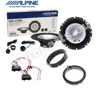 Kit 4 Altavoces Alpine SXE-1750s Anteriores Para Volkswagen T-Cross