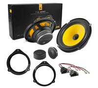 Set 6 altavoces Altavoces JL Audio Delantero Trasero para Nissan Qashqai II J11