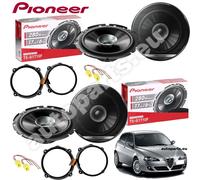 Kit 4 Altavoces Pioneer Anteriores Y Posteriores Para Alfa Romeo 147 Doble Cono