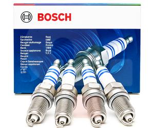 Kit 4 Candelas 1 Electrodo BOSCH - M14 x 1,25 - Distancia 0,5 mm