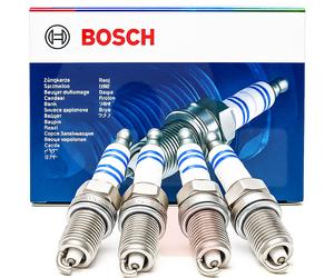 Kit 4 Candelas 1 Electrodo BOSCH - M14 x 1,25 - Distancia 0,5 mm