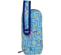 Kit 4 estuches con contenido Tangled Monkeys, azul MILAN, 08872TNG