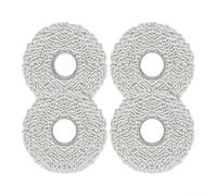 Kit 4 Paños Fregona para roborock QV 35A 35S Kit 4 Paños Fregona(4 PACK) | Microfibra para suave, absorción para máxima, suelos brillantes, compatible para qrevo, para fácil instalación