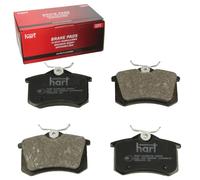 Kit 4 Pastillas De Freno HART Posteriores Para CITROËN C3 III (SX) 1.2/1.5