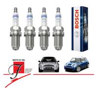 Kit 4 Velas Bosch Super 4 Fr78X 0242232502 Mini Cooper Cooper S R50 R52 R53