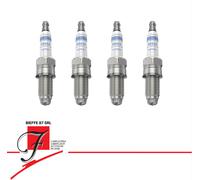 Kit 4 Velas Bosch Super 4 YR78X 0242132501 Alfa Mito Fiat Punto 500 Ford Ka