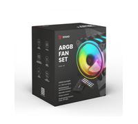 KIT 4 VENTILADORES PC SAVIO CON MANDO A DISTANCIA
