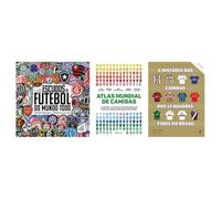 Kit 5.500 ESCUDOS DE FUTEBOL + Atlas mundial de camisas + História V2