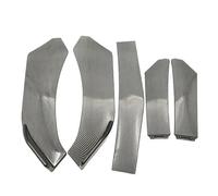 Kit 5 Piezas Universales Para Parachoques Delantero Coche Divisor Alerón Divisor Parachoques ABS Accesorios Universales(Fiber pattern)