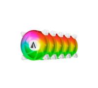 Kit 5xventilador Interno Abysm Arclight ArGB White 120mm Mando a Distancia y Controlador