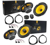Set 6 altavoces Altavoces JL Audio Delantero Trasero para Nissan Qashqai II J11