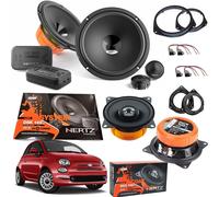 Kit 6 Altavoces Hertz 165 mm Delanteros y 10 cm Traseros para Fiat 500